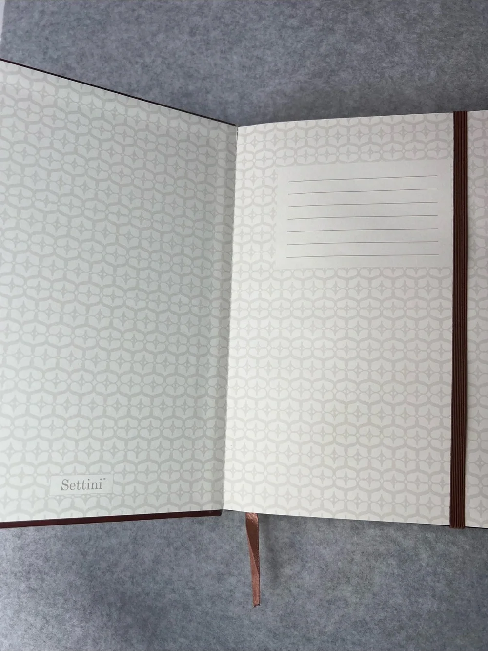 Vegan Leather Hardcover Cat 192 Page Lined Brown Journal